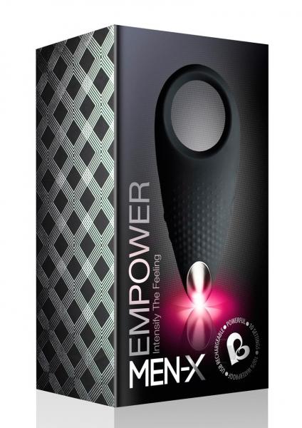 Rocks Off Men-x Empower Couples Stimulator - Black Default Title Rocks Off Toys - Cockrings