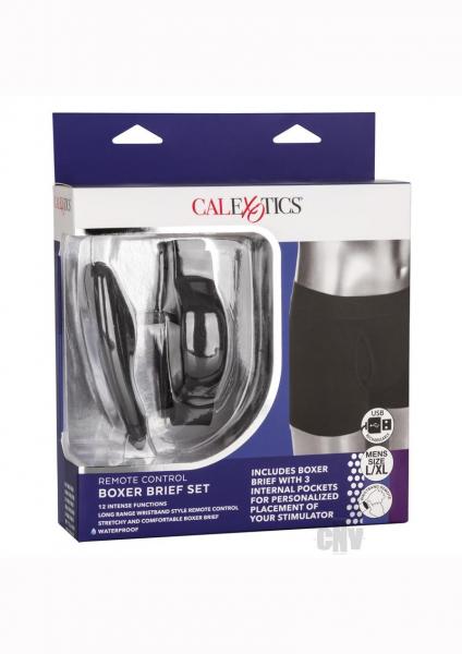 Remote Control Boxer Brief Set L/xl Default Title CalExotics - California Exotic Novelties Toys - Vibrators