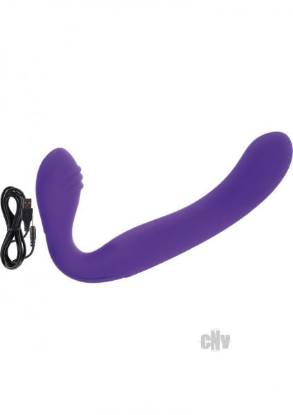 Rechargeable Silicone Love Rider Strapless Strap-on - Purple Default Title Love Rider Toys - Couples