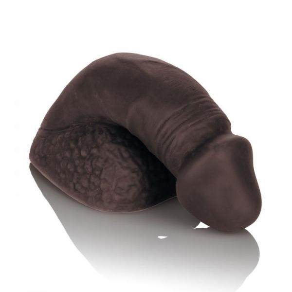 Packer Gear 4 inches Silicone Penis Packing Black Default Title Packer Gear Toys - Dildos