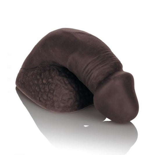 Packer Gear 4 inches Silicone Penis Packing Black Default Title Packer Gear Toys - Dildos