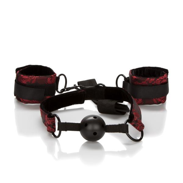 Scandal Breathable Ball Gag with Cuffs Default Title Scandal Toys - Fetish