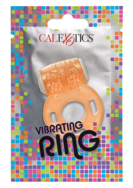Foil Pack Vibrating Ring Orange Default Title CalExotics - California Exotic Novelties Toys - Cockrings