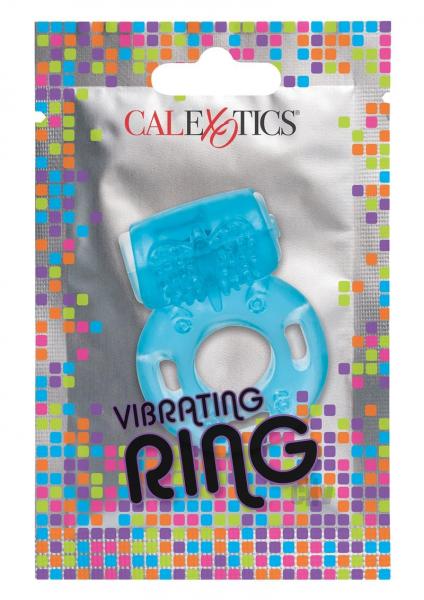 Foil Pack Vibrating Ring Blue Default Title CalExotics - California Exotic Novelties Toys - Cockrings