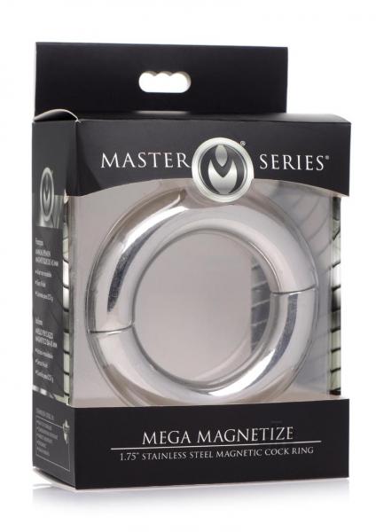Mega Magnetize Stainless Steel Magnetic Cock Ring Default Title Master Series Toys - Cockrings