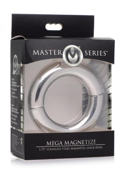 Mega Magnetize Stainless Steel Magnetic Cock Ring Default Title Master Series Toys - Cockrings