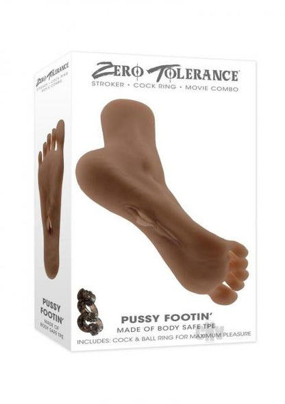 Zt Pussy Footin Dark Default Title Zero Tolerance Toys - Masturbators