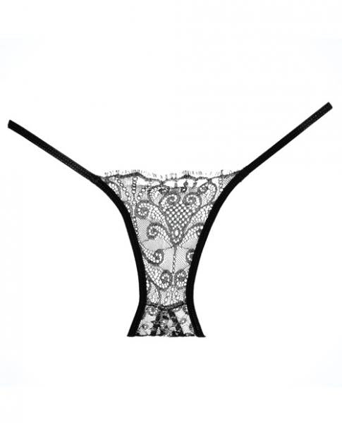Adore Lace Enchanted Belle Panty Black O/S Default Title Allure Lingerie Women - Lingerie - Panty