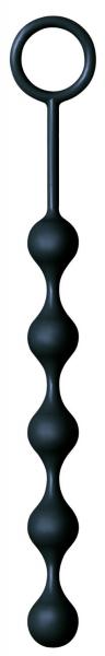The Nines S Drops Silicone Anal Beads Black Default Title The Nines Toys - Anal Toys