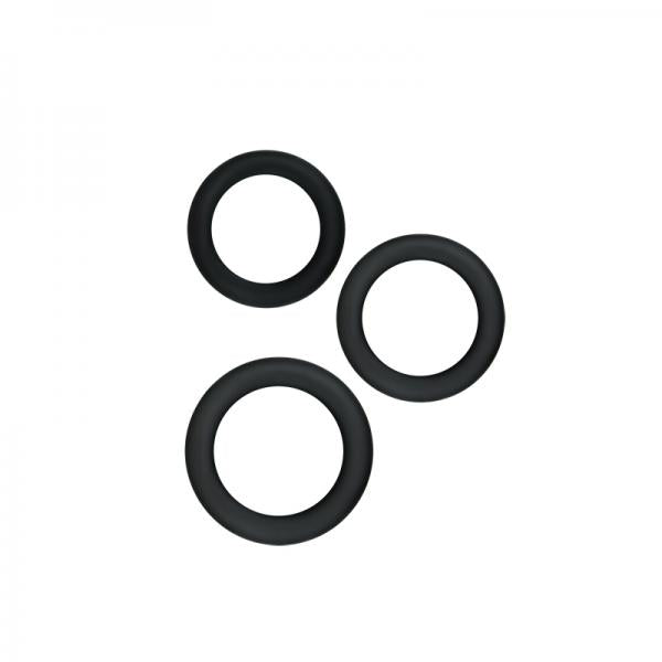 Renegade Diversity Rings Black Pack Of 3 Default Title New Sensations - NS Novelties Toys - Cockrings