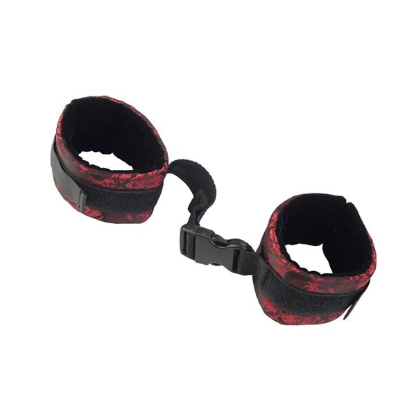 Scandal Control Cuffs Black/Red Default Title Scandal Toys - Fetish