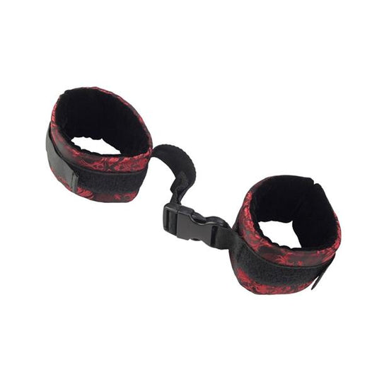 Scandal Control Cuffs Black/Red Default Title Scandal Toys - Fetish