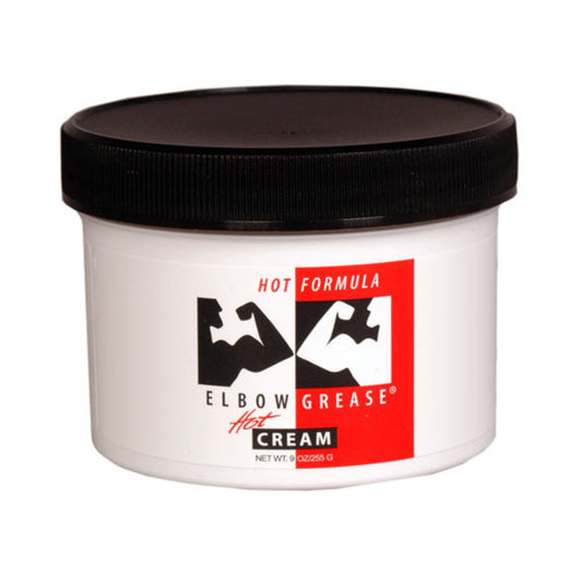 Elbow Grease Hot Cream Lubricant 9oz Jar Default Title Elbow Grease Sexual Wellness - Lubricants