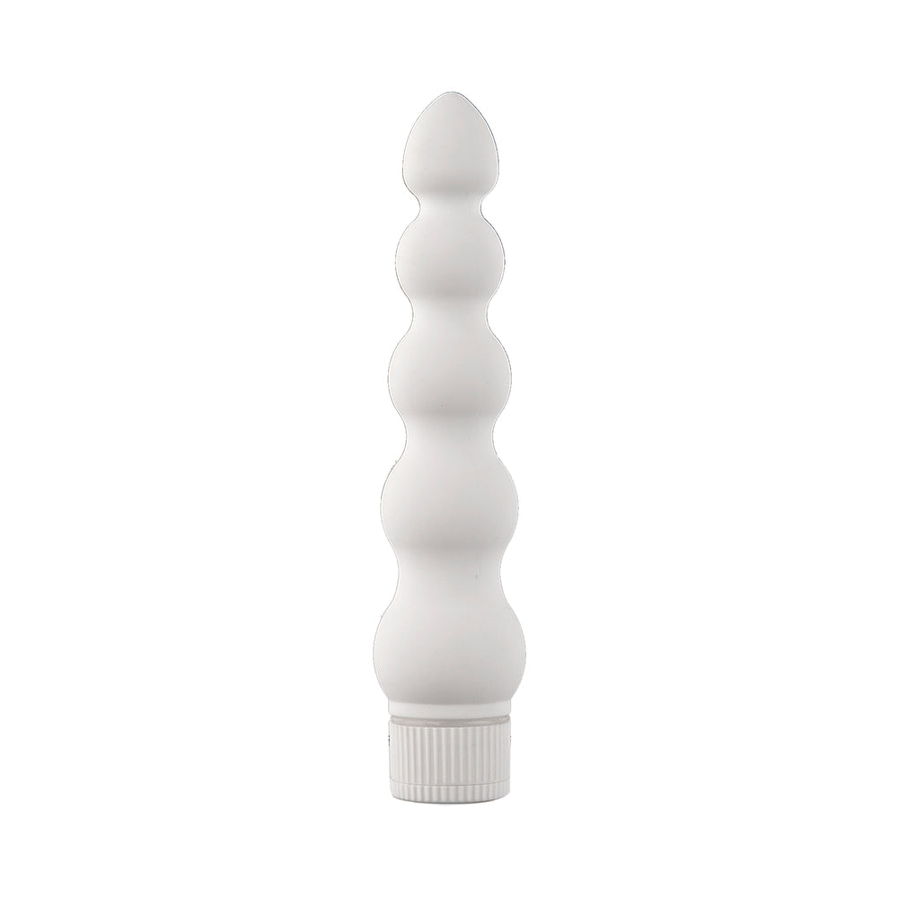 White Nights 7 inches Ribbed Vibrator Default Title Doc Johnson Toys - Vibrators