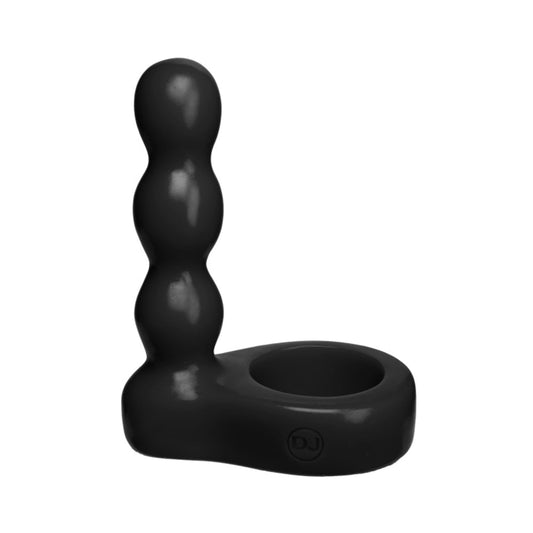 Platinum Premium Silicone The Double Dip 2 Black Default Title Doc Johnson Toys - Cockrings