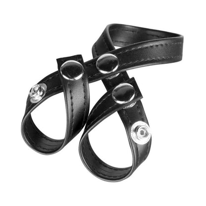 C & B Gear 8 Style Ball Divider Black Default Title Electric Eel Toys - Cockrings