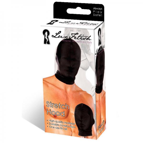 Lux Fetish Stretch Hood Black O/S Default Title Electric Eel Toys - Fetish