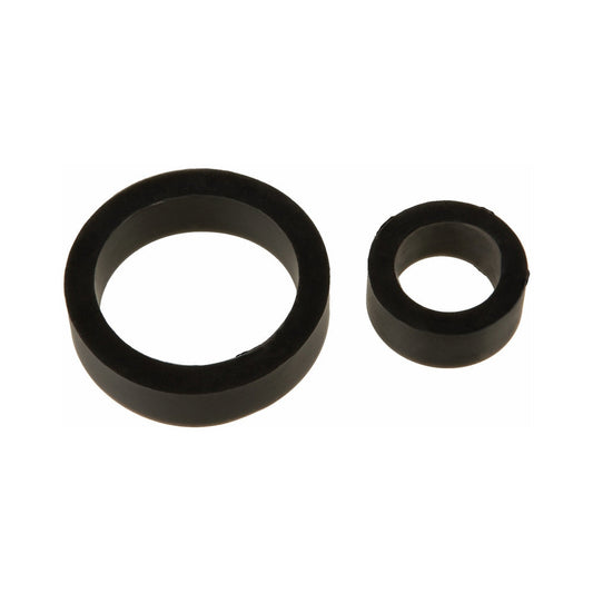 Titanmen Cock Ring Platinum Silicone Double Pack Default Title Doc Johnson Toys - Cockrings