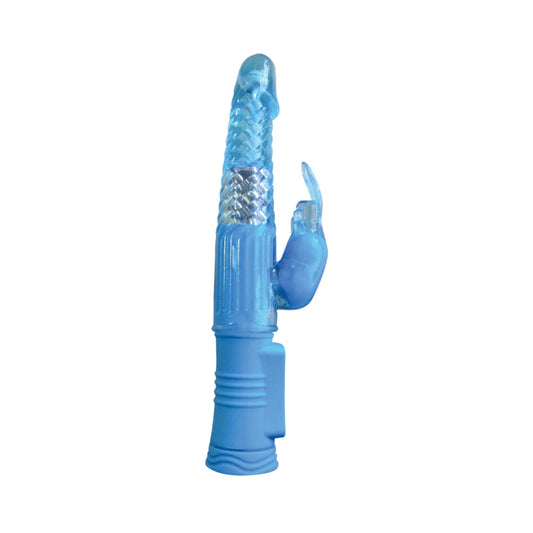 Deluxe Slim Rabbit Vibe Blue Default Title New Sensations - NS Novelties Toys - Vibrators