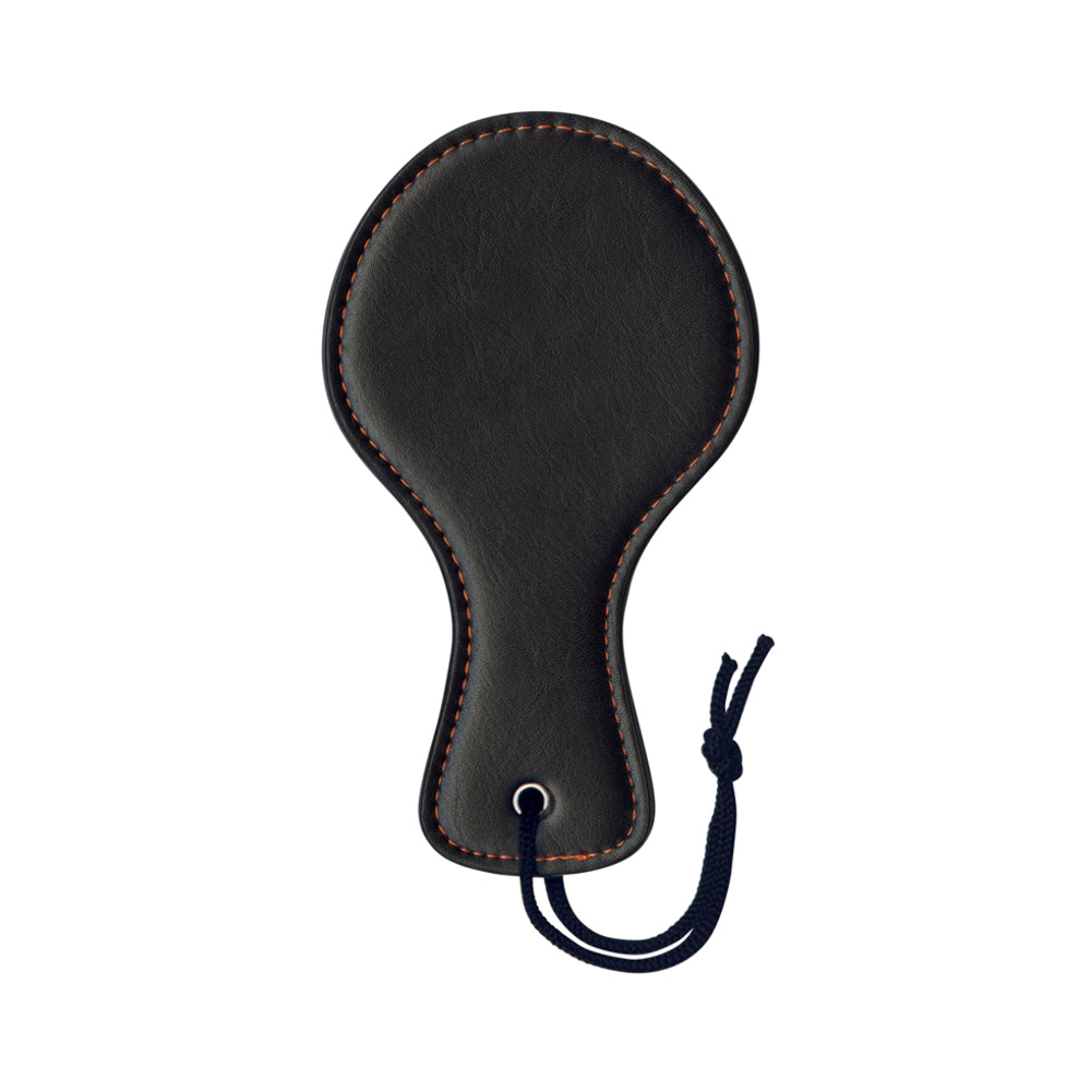 The 9's, Orange Is The New Black, Spanky Junior Paddle Faux Leather, Black With Furry Orange Lining Default Title Icon Brands Toys - Fetish