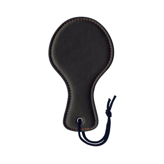 The 9's, Orange Is The New Black, Spanky Junior Paddle Faux Leather, Black With Furry Orange Lining Default Title Icon Brands Toys - Fetish