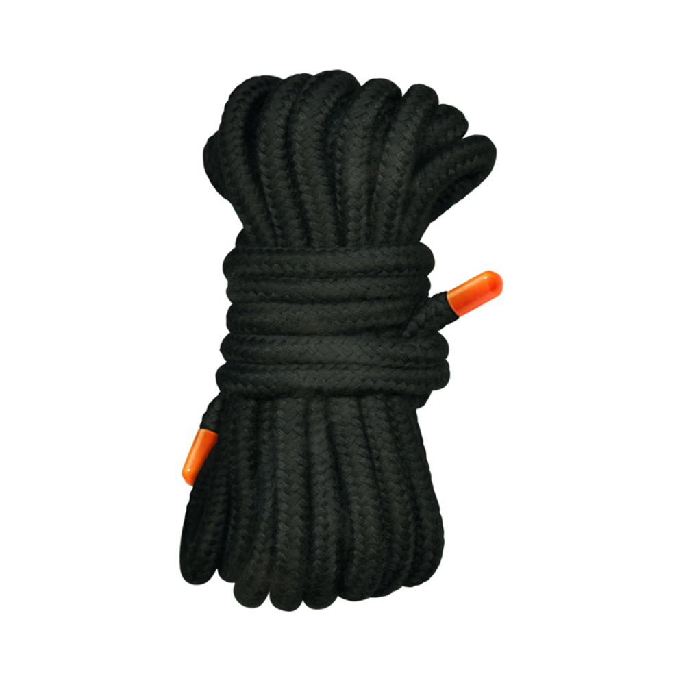 The 9's, Orange Is The New Black, Tie Me Ups Cotton/nylon Blend Bondage Rope, Black With Orange Aigl Default Title Icon Brands Toys - Fetish