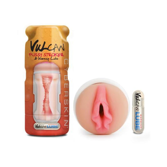 Cyberskin Vulcan Pussy Stroker with Warming Lube Default Title Topco Toys - Masturbators