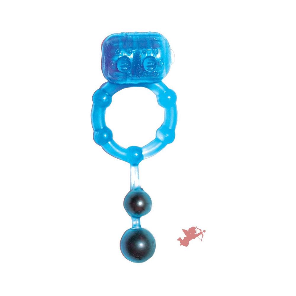 The Best Of Macho Ultra Erection Keeper Blue Cock Ring Default Title Nasstoys Toys - Cockrings