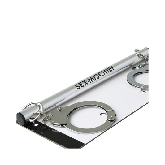 S&M Spreader Bar with Metal Cuffs Default Title Sportsheets Toys - Fetish