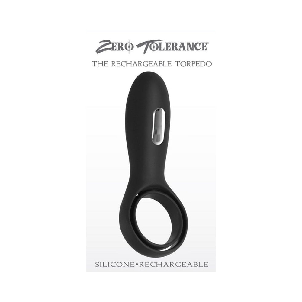 Zero Tolerance The Rechargeable Torpedo Black Default Title Zero Tolerance Toys - Cockrings
