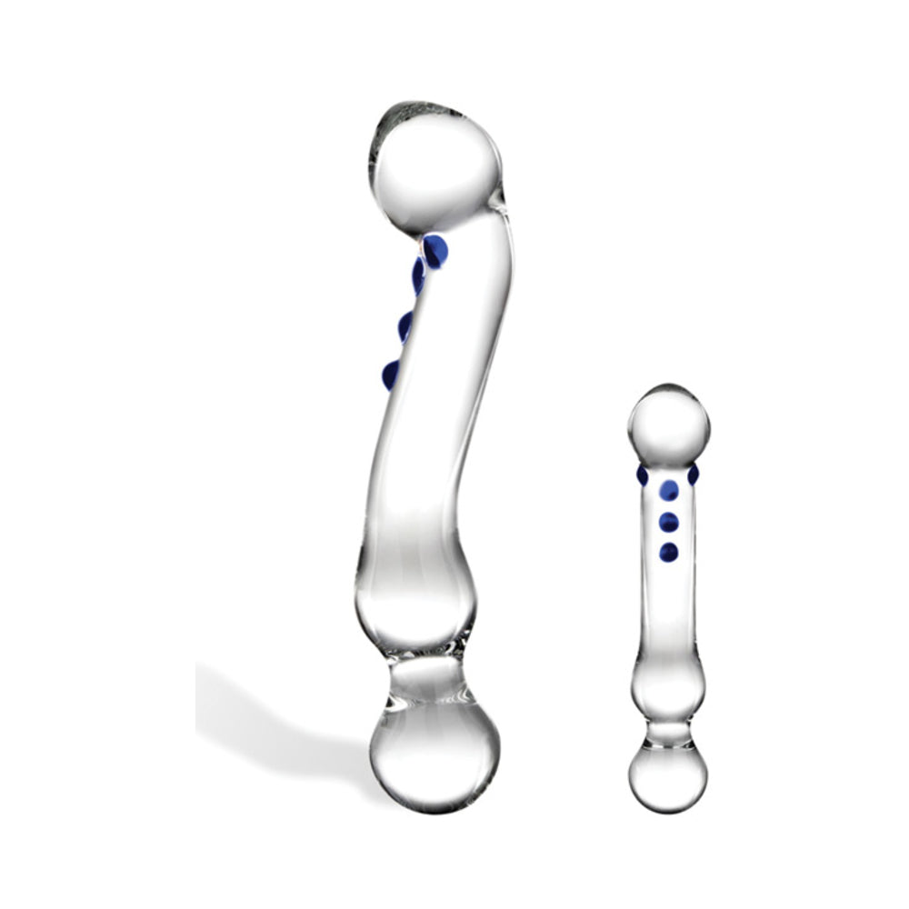 Glas 6in Curved G-Spot Glas Dildo Default Title Electric Eel Toys - Glass Toys