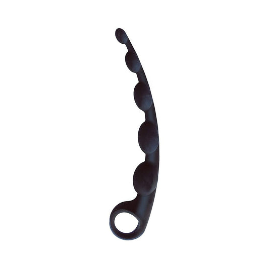 The 9's Ss-curves Curved Silicone Anal Beads Default Title Icon Brands Toys - Anal Toys