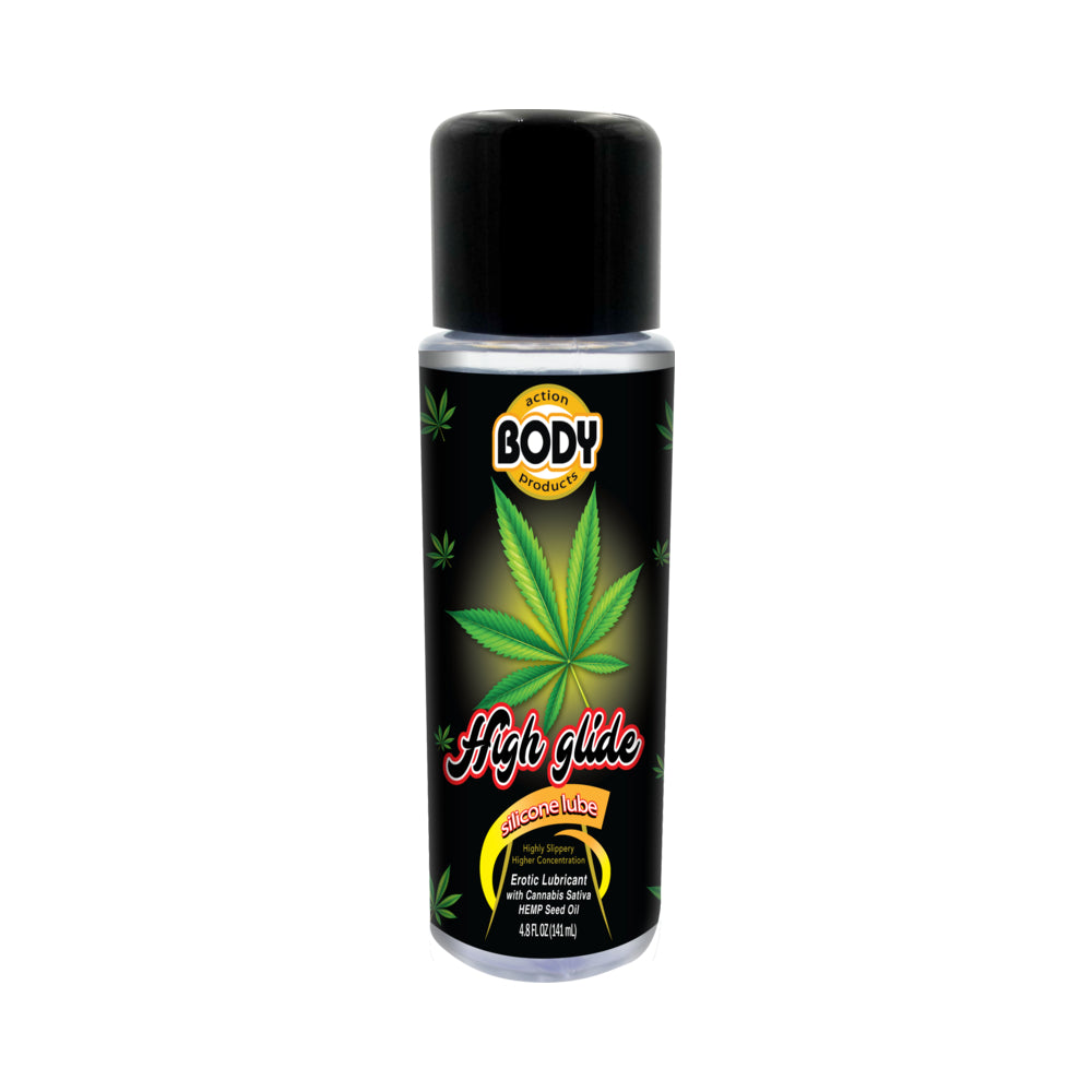High Glide Erotic Silicone Lubricant 4.8oz Bottle Default Title Body Action Sexual Wellness - Lubricants