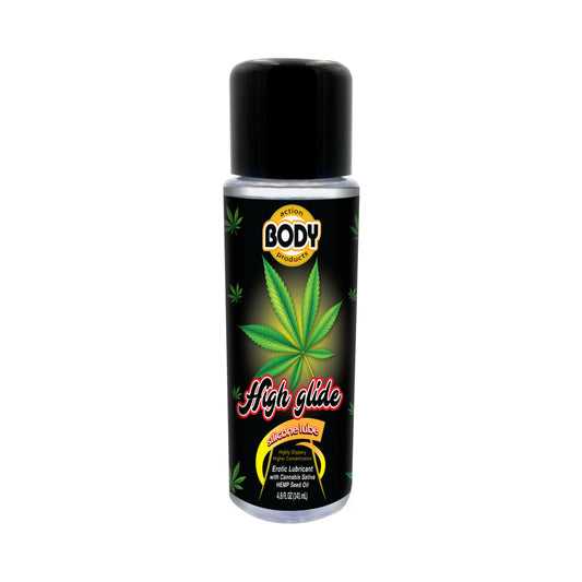 High Glide Erotic Silicone Lubricant 4.8oz Bottle Default Title Body Action Sexual Wellness - Lubricants