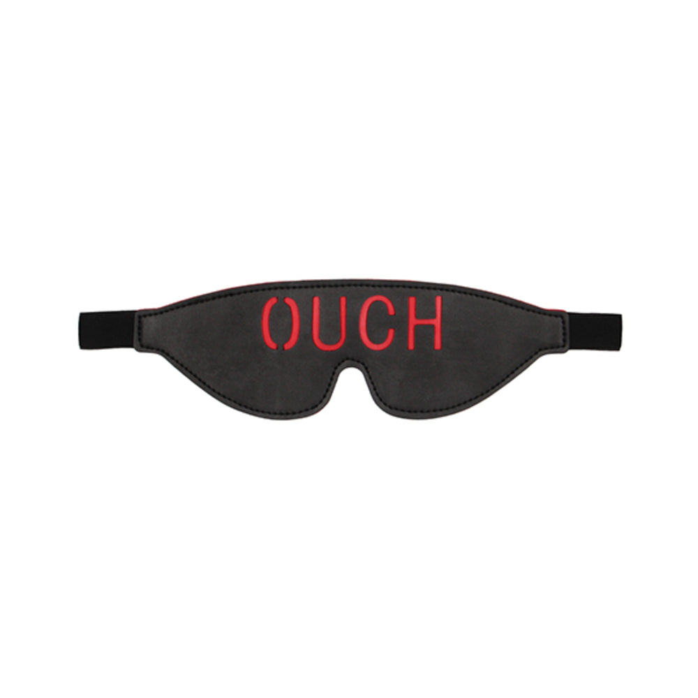 Ouch! Blindfold - OUCH - Black Default Title Shots America Toys - Fetish