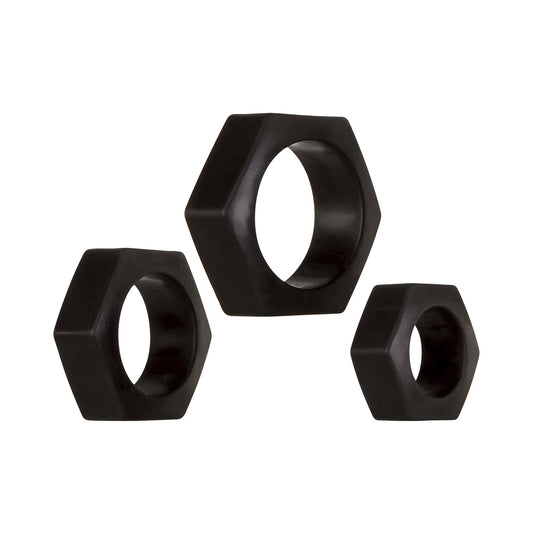 ZT Lug Nuts Black Default Title Zero Tolerance Toys - Cockrings