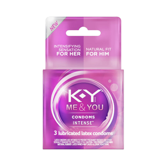 K-Y Intense Condom 3ct Default Title Paradise Marketing Health - Condoms