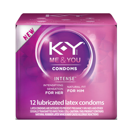 K-Y Intense Condom 12ct Default Title Paradise Marketing Health - Condoms