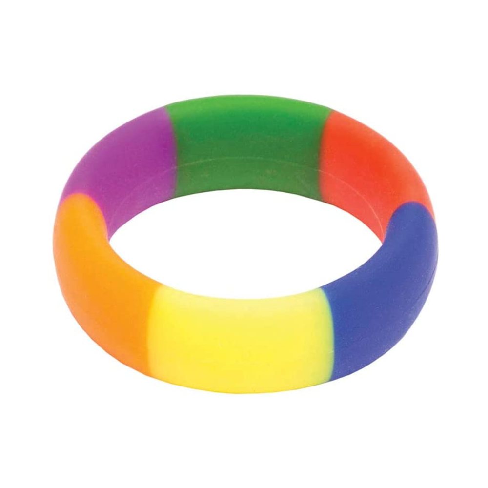 The 9's Pride 365 Rainbow Cock Ring Default Title Icon Brands Toys - Cockrings