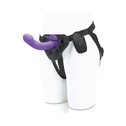 Pegasus 6" Wireless Remote Control Curved Realistic Peg With Harness Purple Default Title Electric Eel Toys - Fetish