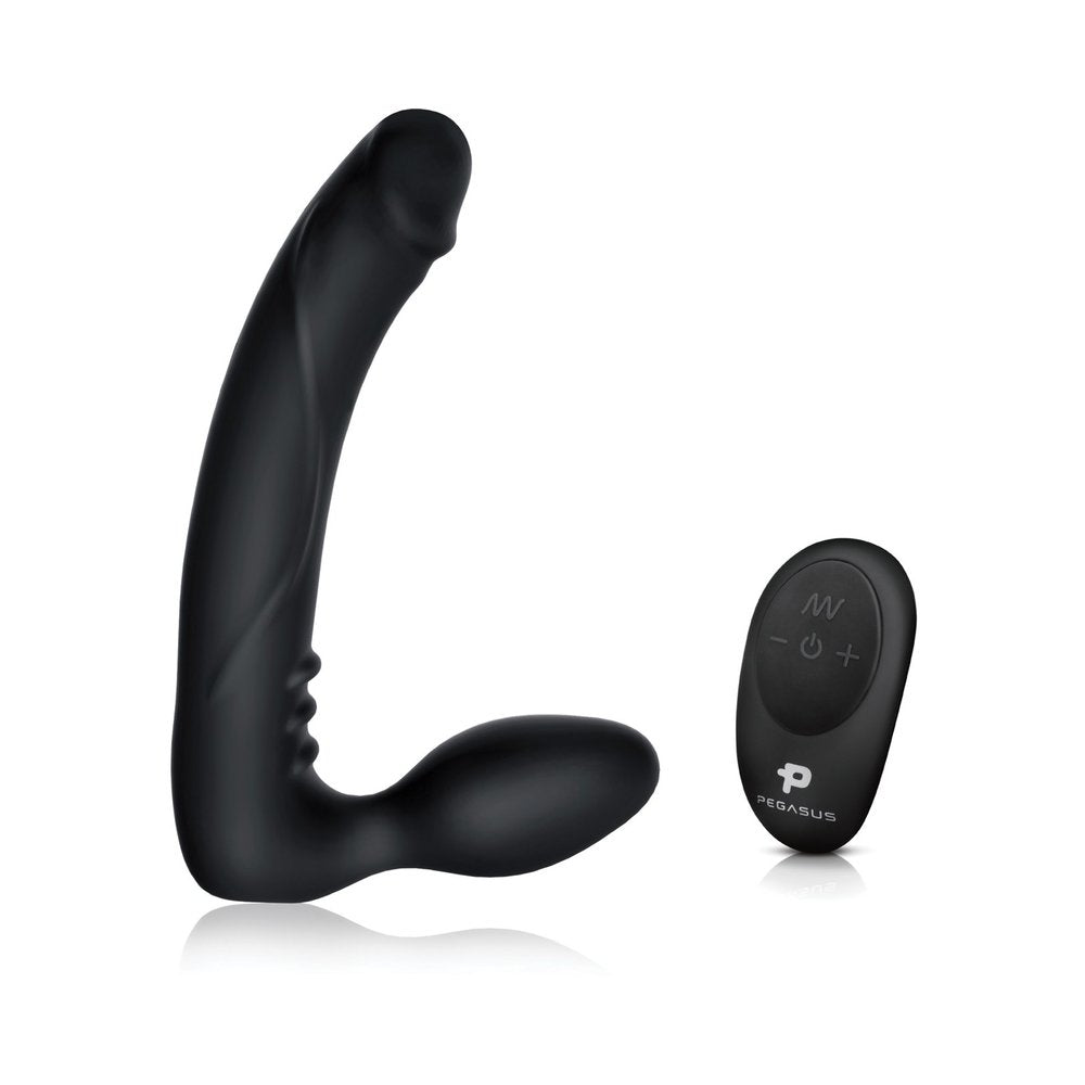 Pegasus 7" Strapless Strap-on - Black Default Title Electric Eel Toys - Fetish