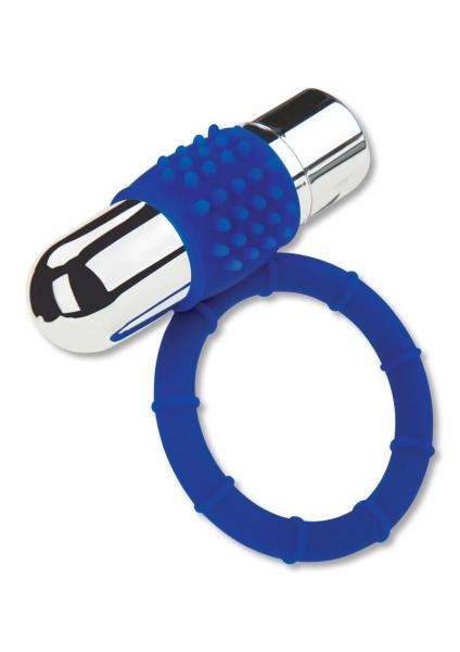 Zolo Powered Bullet Cock Ring - Blue Default Title ZOLO Toys - Cockrings