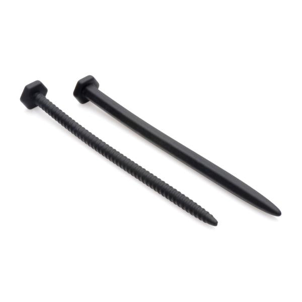 Hardware Nail & Screw Silicone Urethral Sounds Black Default Title Master Series Toys - Fetish