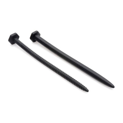 Hardware Nail & Screw Silicone Urethral Sounds Black Default Title Master Series Toys - Fetish