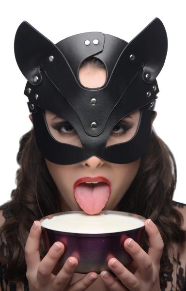 Naughty Kitty Cat Mask Black O/S Default Title Master Series Women - Lingerie - Costumes