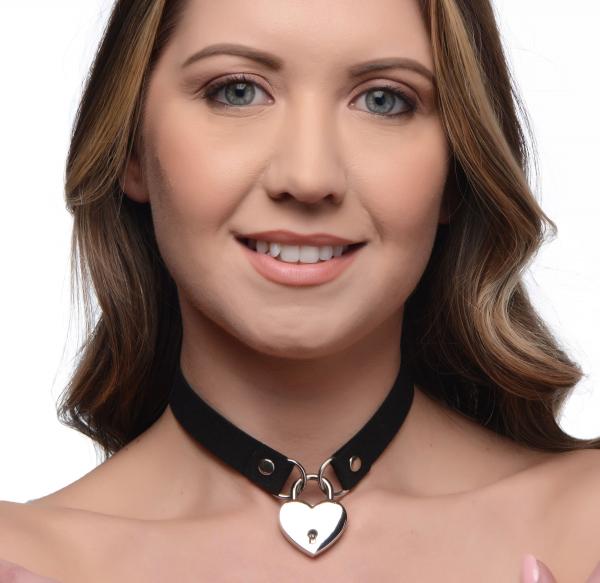 Lock-it Heart Choker Default Title Master Series Toys - Fetish