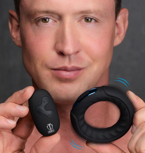 Remote Control 7x Silicone Cock Ring Default Title Trinity Vibes Toys - Cockrings