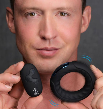 Remote Control 7x Silicone Cock Ring Default Title Trinity Vibes Toys - Cockrings