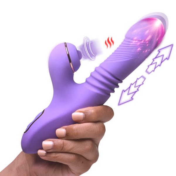 Pro-thrust Max 14x Thrusting And Pulsing Silicone Rabbit Default Title XR Brands Toys - Vibrators