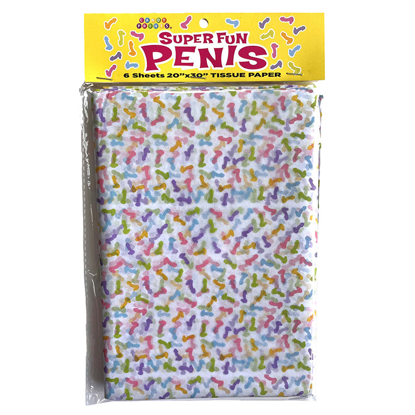 Super Fun Penis Tissue Paper